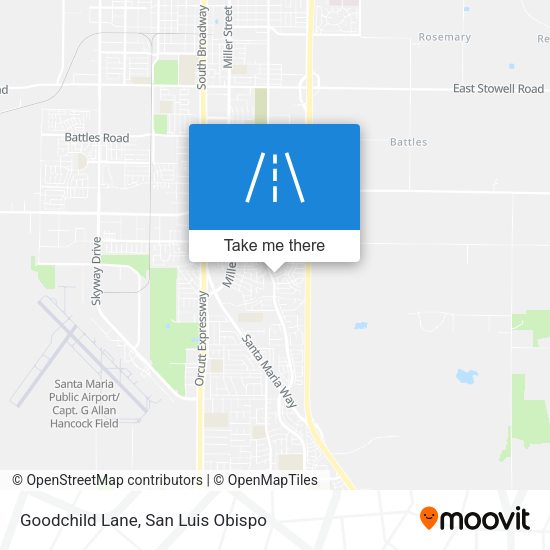 Goodchild Lane map