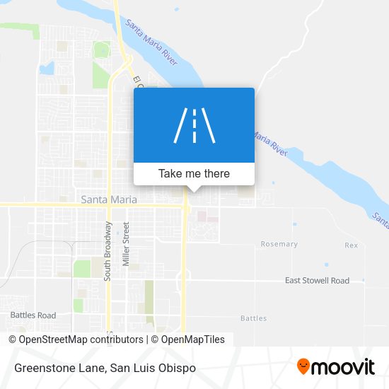 Greenstone Lane map