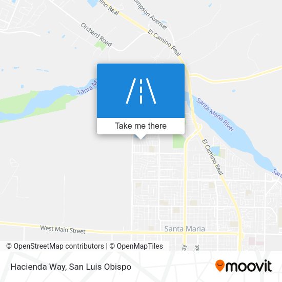 Hacienda Way map