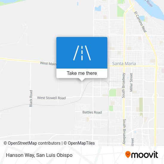 Mapa de Hanson Way