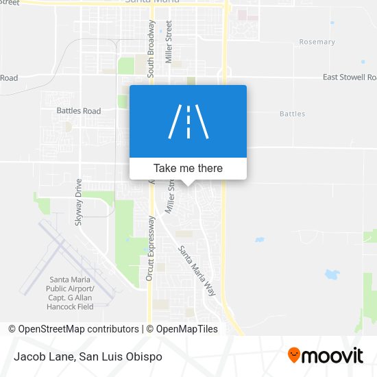 Jacob Lane map
