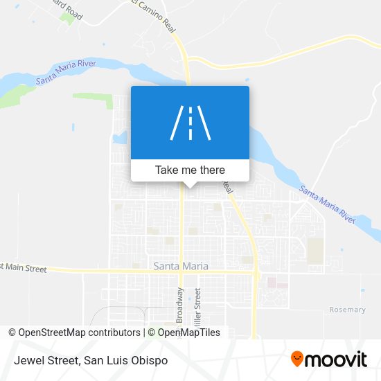 Jewel Street map