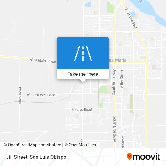 Mapa de Jill Street