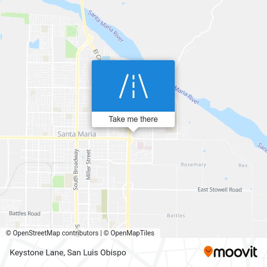 Keystone Lane map
