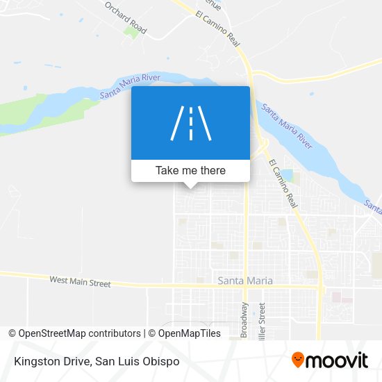 Kingston Drive map