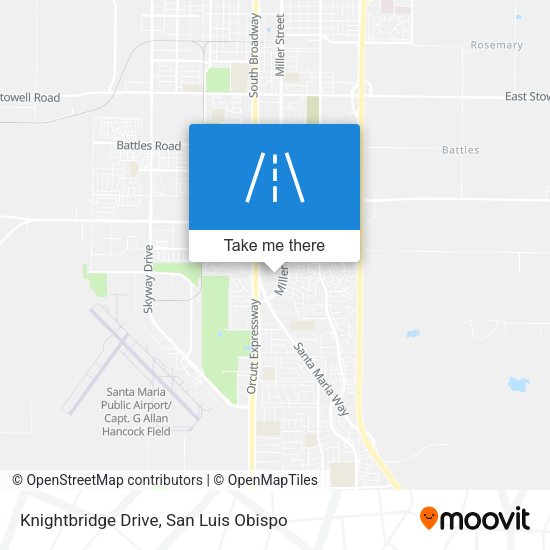 Mapa de Knightbridge Drive
