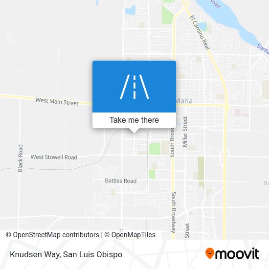 Knudsen Way map