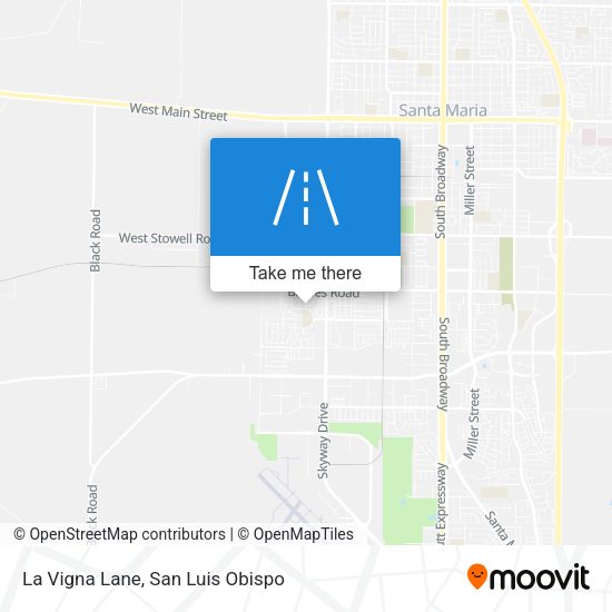 Mapa de La Vigna Lane