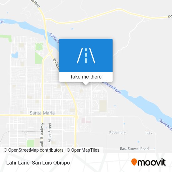Lahr Lane map