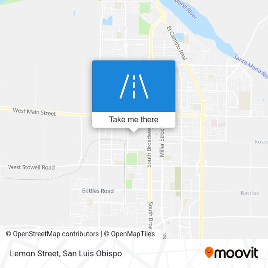 Lemon Street map