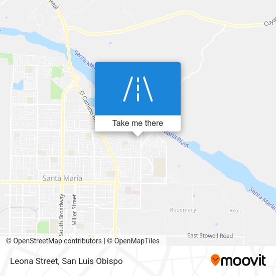 Mapa de Leona Street