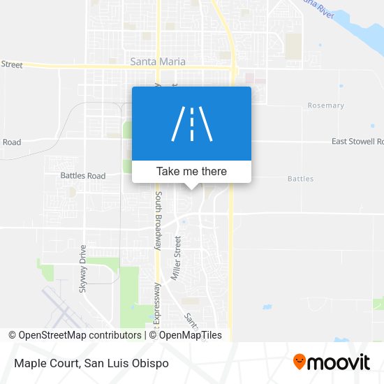Maple Court map