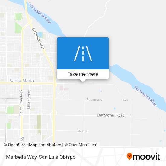 Marbella Way map
