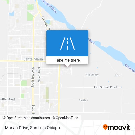 Marian Drive map