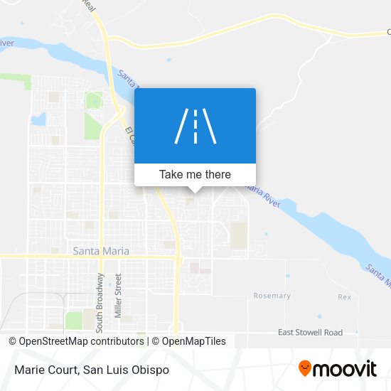 Marie Court map