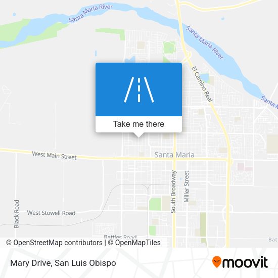 Mary Drive map