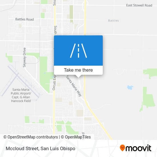 Mccloud Street map