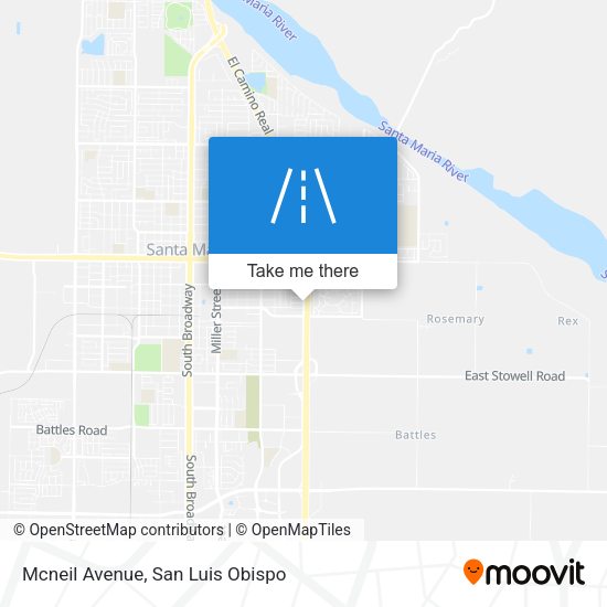 Mcneil Avenue map