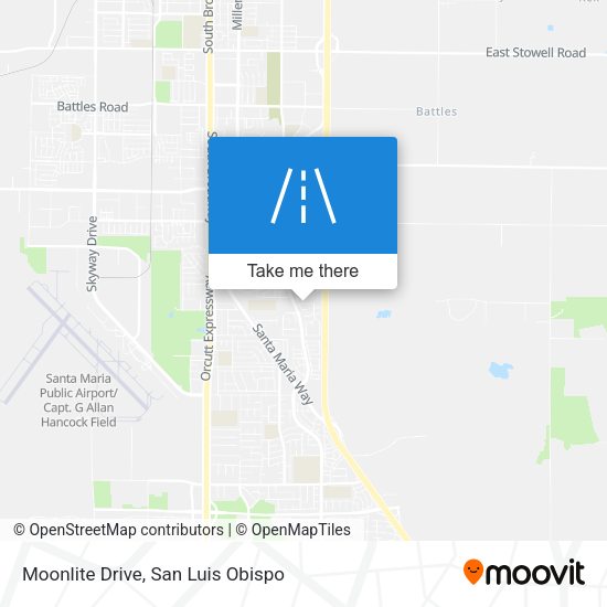 Moonlite Drive map