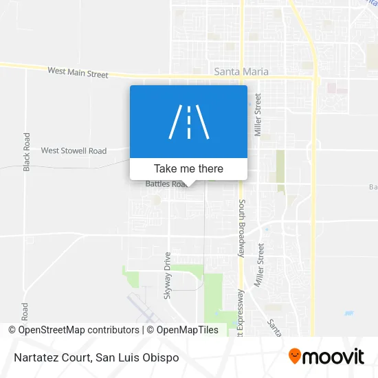 Nartatez Court map