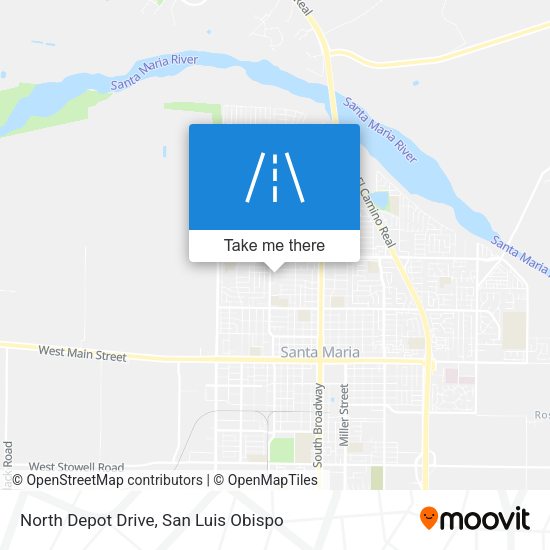 North Depot Drive map