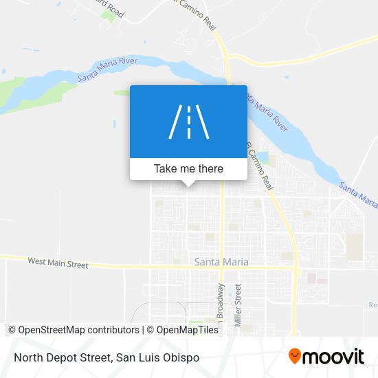 North Depot Street map