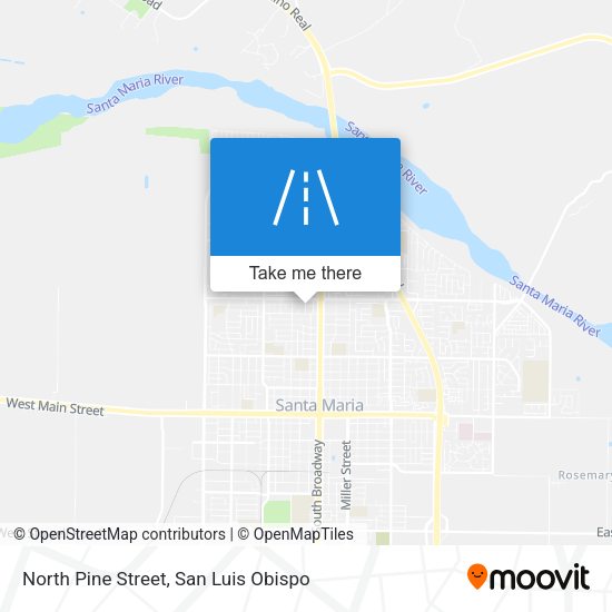 Mapa de North Pine Street