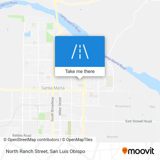 North Ranch Street map