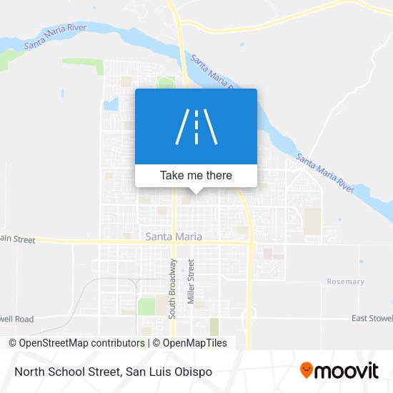 North School Street map