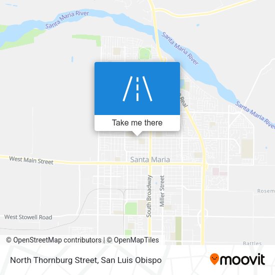 North Thornburg Street map