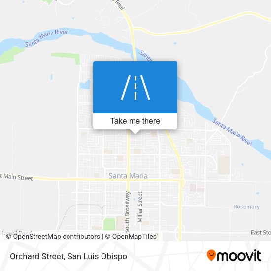Orchard Street map