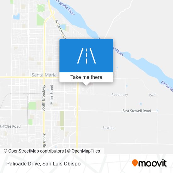 Mapa de Palisade Drive