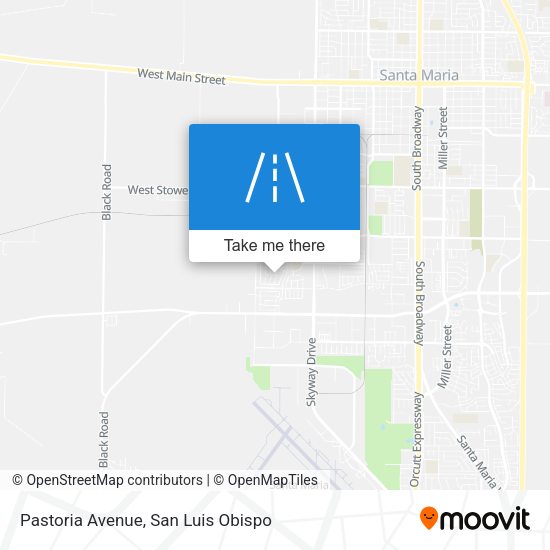 Pastoria Avenue map