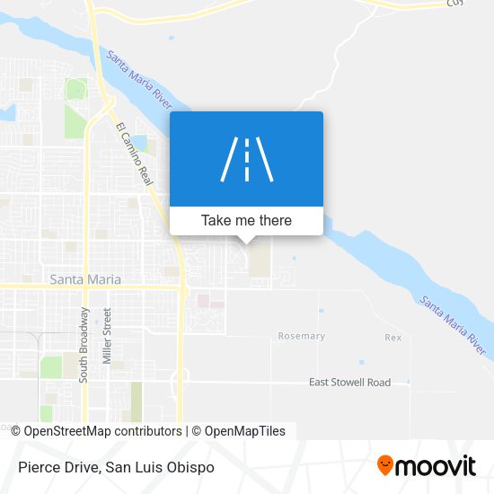 Mapa de Pierce Drive