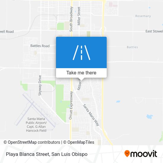 Playa Blanca Street map