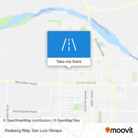 Raaberg Way map