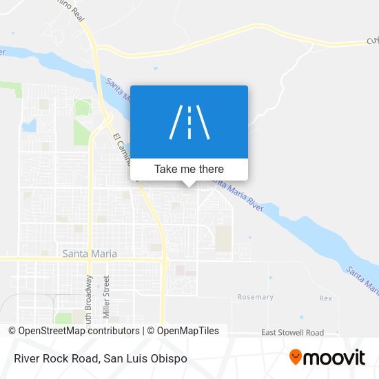 River Rock Road map