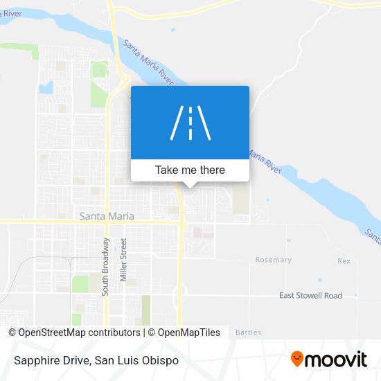 Sapphire Drive map