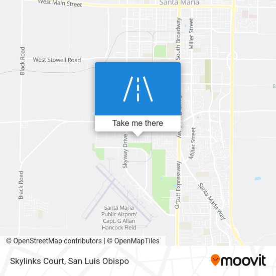 Skylinks Court map