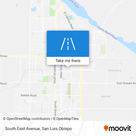 South East Avenue map