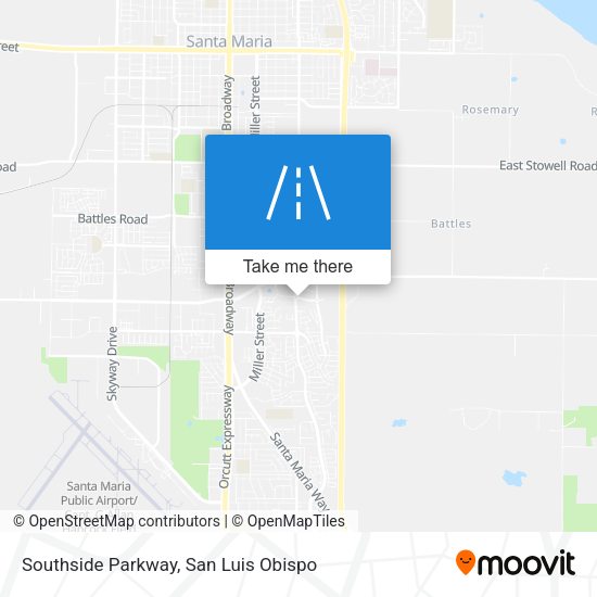 Southside Parkway map
