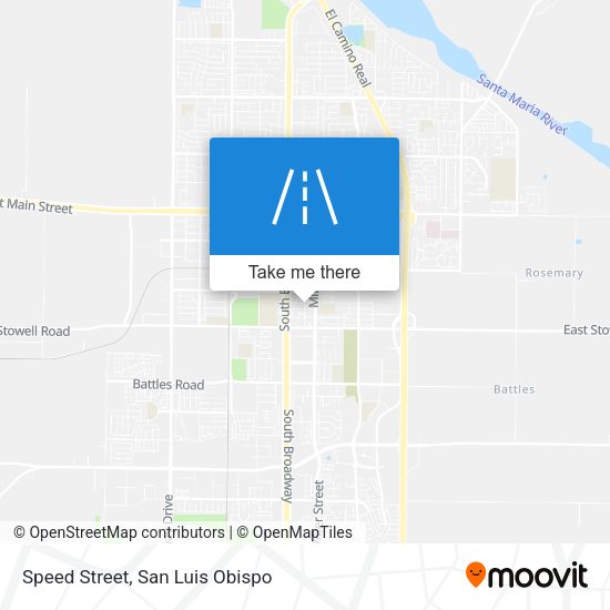 Speed Street map