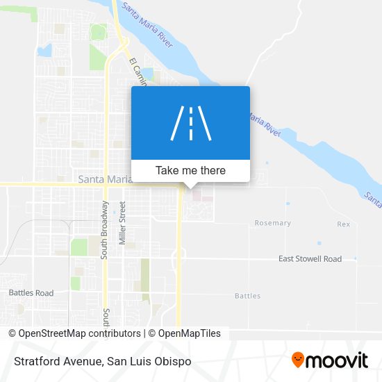 Stratford Avenue map