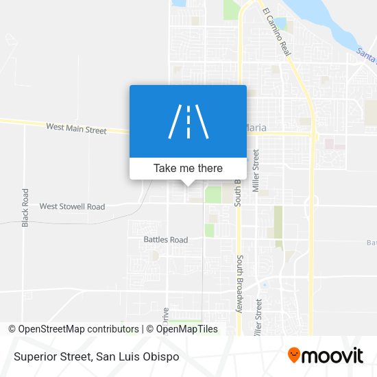 Superior Street map