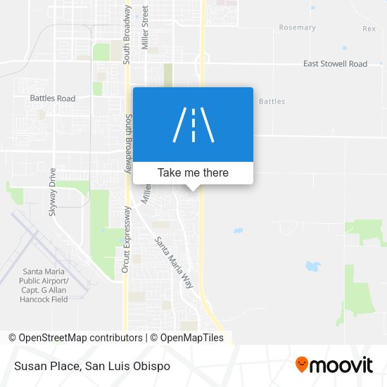 Susan Place map