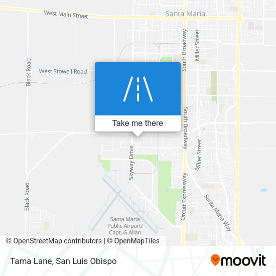 Mapa de Tama Lane