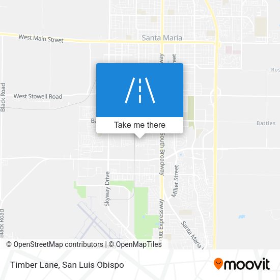 Mapa de Timber Lane