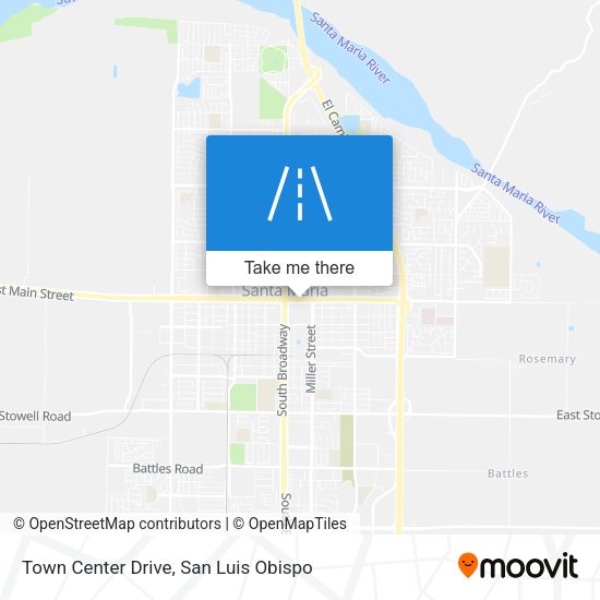 Mapa de Town Center Drive