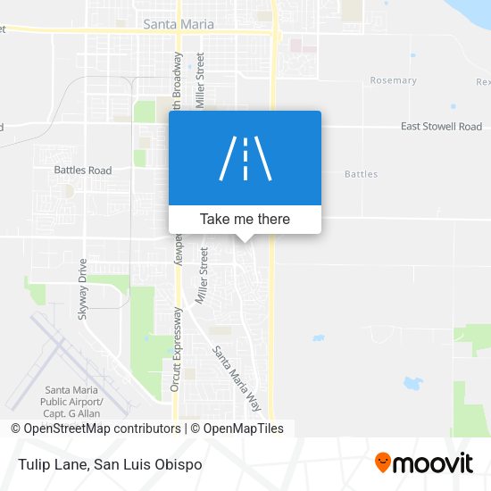 Mapa de Tulip Lane
