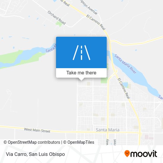 Mapa de Via Carro